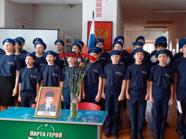 «Парта героя», посвященная памяти полицейского Ивана Волченкова